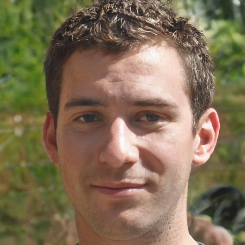 Professional headshot of senior developer