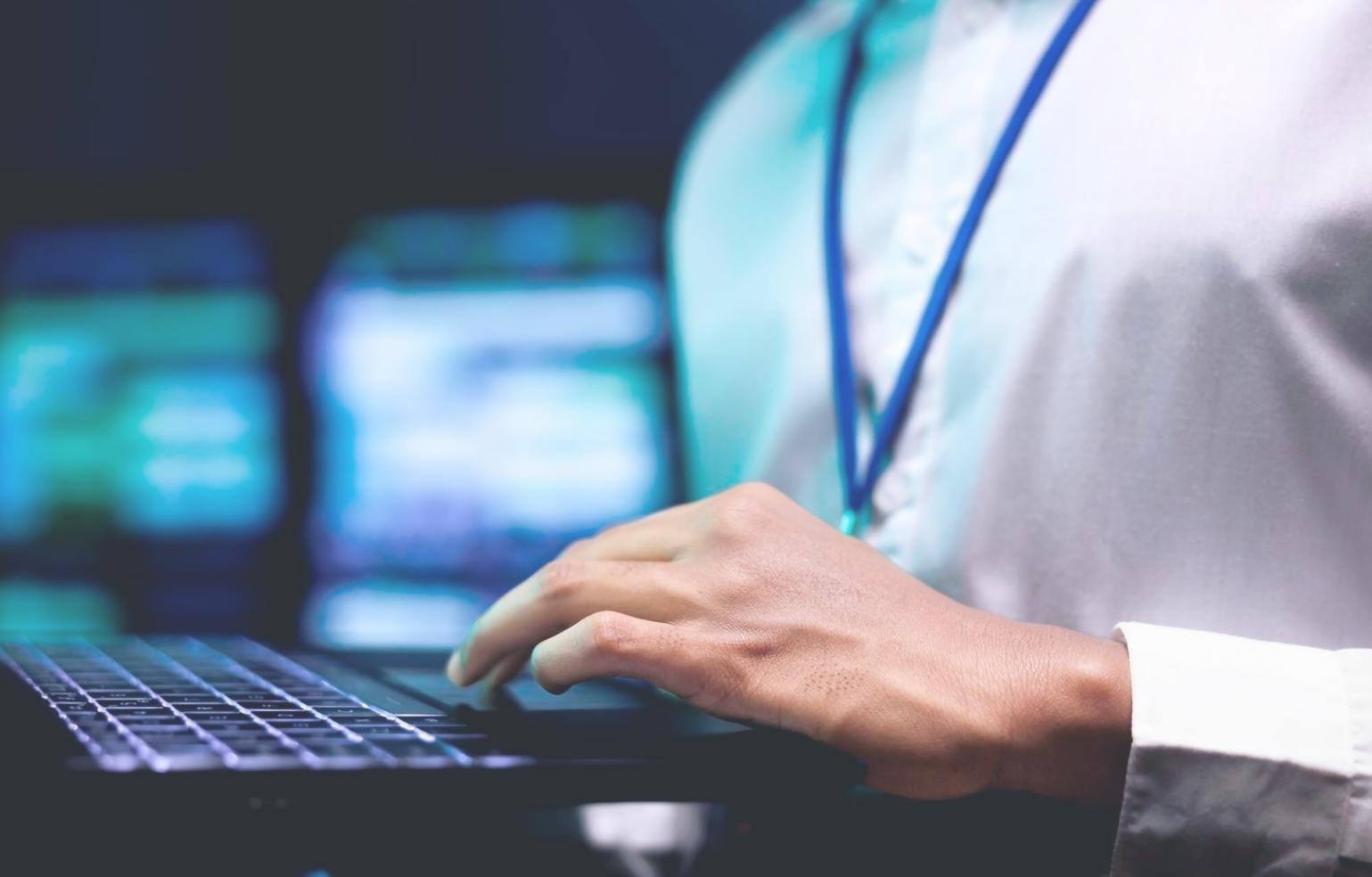 Developer working on bug tracking implementation